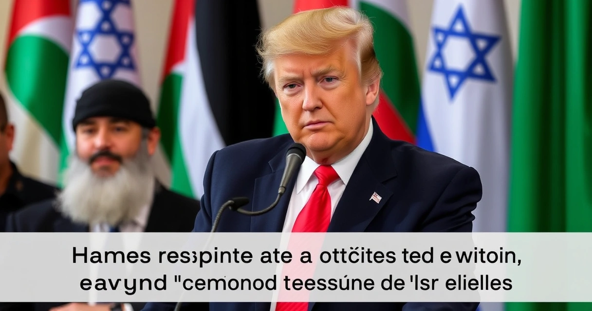 Hamas Responde a Críticas de Trump e Witkoff, Exigindo Pressão dos EUA sobre Israel