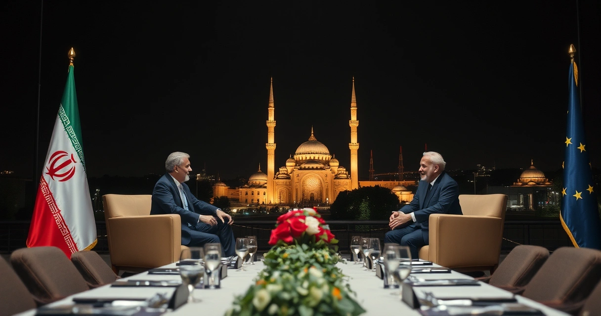 Europeus e iranianos realizam diálogos cruciais em Istambul após bombardeios e sanções iminentes