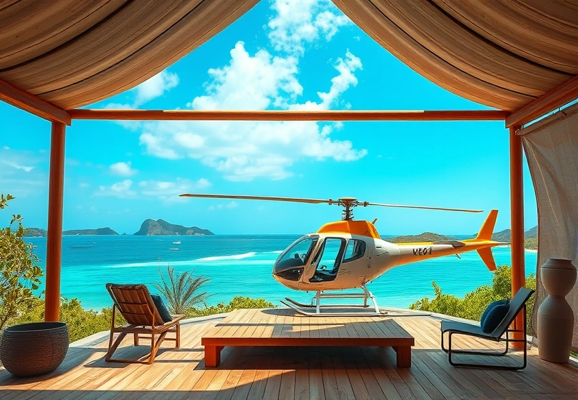 Representação visual de Cabana Off-Grid: Instalação Rápida com Helicóptero em Keats Island