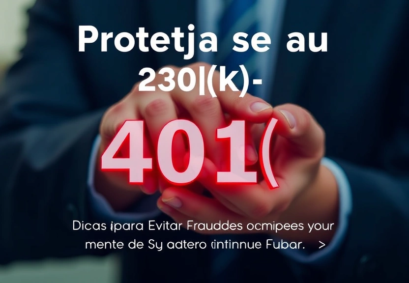 Representação visual de Proteja seu 401(k): Dicas para Evitar Fraudes de Identidade e Garantir Seu Futuro