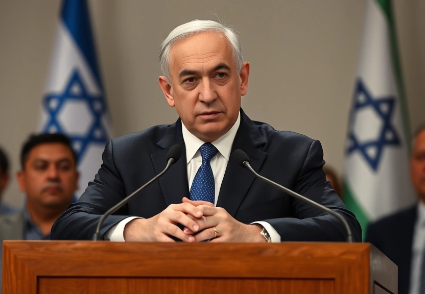 Representação visual de Netanyahu Apresenta Mensagem de Esperança ao Povo Iraniano em Crise Hídrica