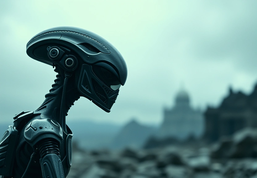 Representação visual de Alien: Earth - Alex Lawther revela cena aterrorizante sem xenomorfos