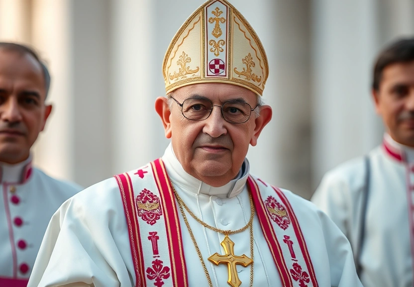 Representação visual de Papa Leão XIV rompe tradições e se muda para residência papal com quatro associados