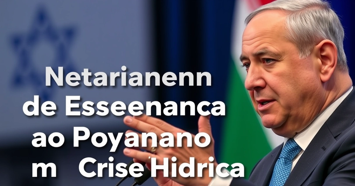 Netanyahu Apresenta Mensagem de Esperança ao Povo Iraniano em Crise Hídrica