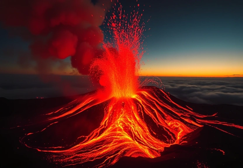 Representação visual de A Erupção que Quase Extinguiu a Humanidade: A Resistência Surpreendente da Nossa Espécie