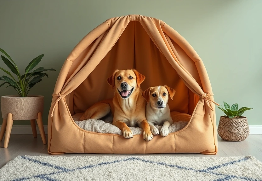 Representação visual de Camas para Cães em 2025: As Melhores Opções para Todos os Tipos de Cães e Espaços