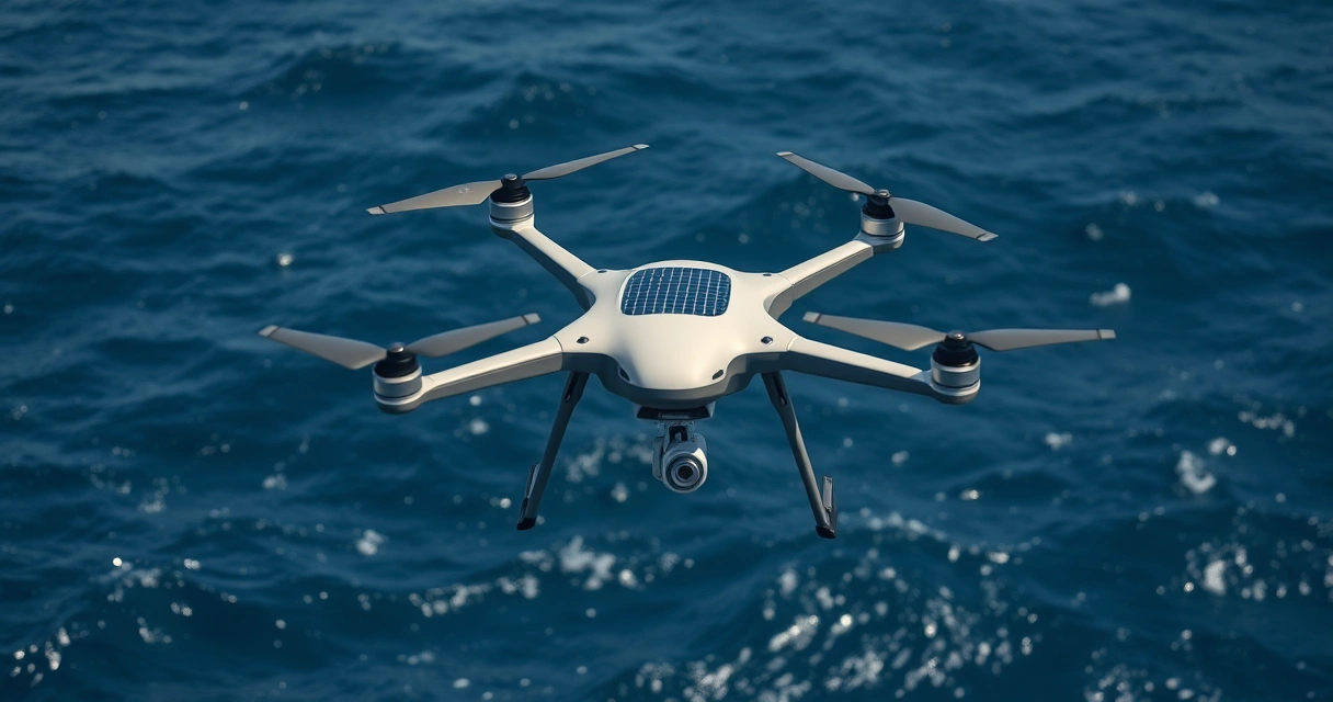 Drone solar da Marinha voa ininterruptamente por 73 horas, revolucionando missões militares