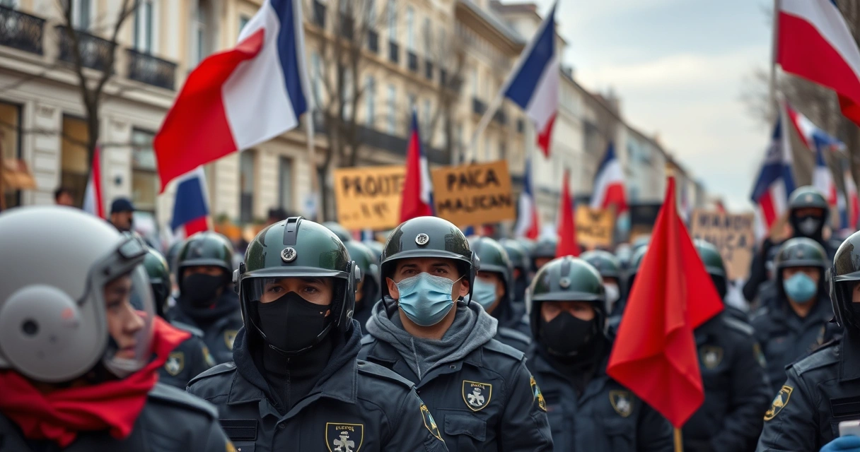 França: Centenas de manifestantes presos em protestos contra Macron