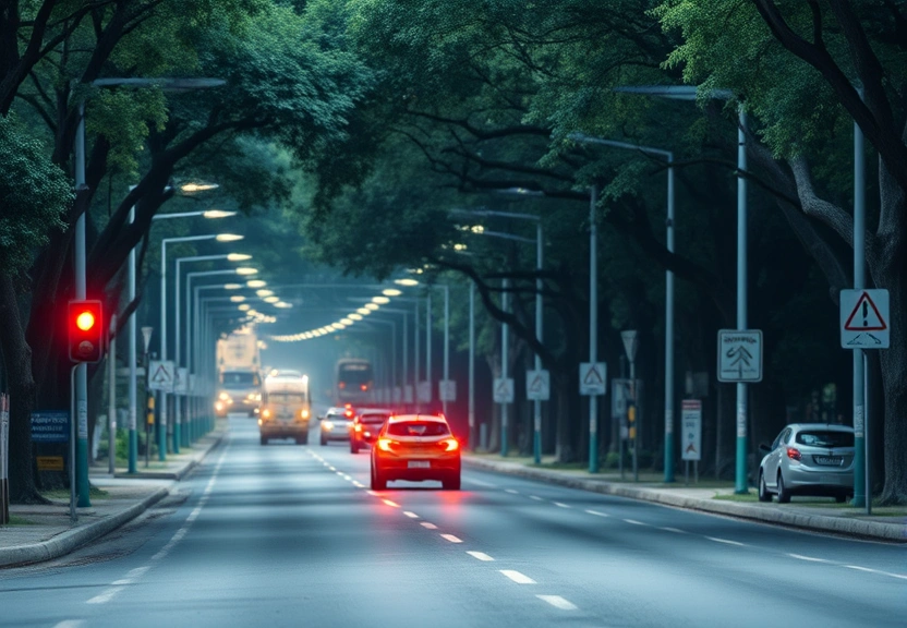 Representação visual de Pesquisadores criam tecido de IA revolucionário que prevê danos nas estradas antes que aconteçam.