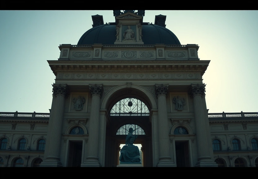 Representação visual de Novo vídeo supostamente mostra ladrões do Louvre em ação durante ousado roubo à luz do dia.