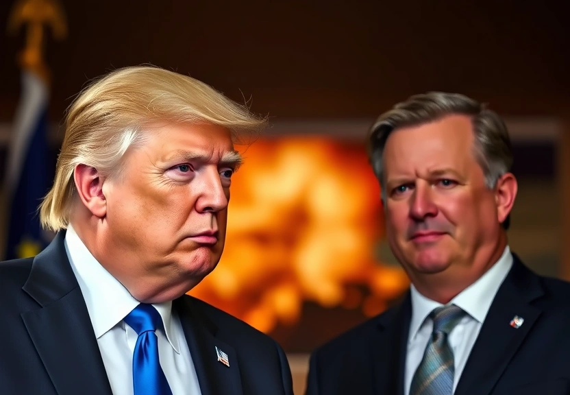 Representação visual de Trump ameaça o Hamas se o cessar-fogo em Gaza colapsar, enquanto JD Vance visita Israel.