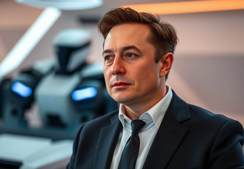 Representação visual de Elon Musk Quer ‘Forte Influência’ Sobre o ‘Exército de Robôs’ Que Está Construindo
