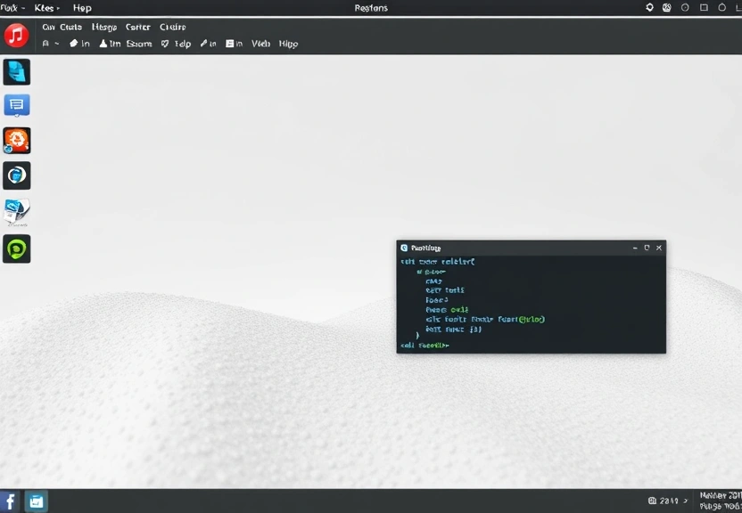 Representação visual de KDE Linux em profundidade: a gestão de pacotes é incrível, razão pela qual não a incluímos.
