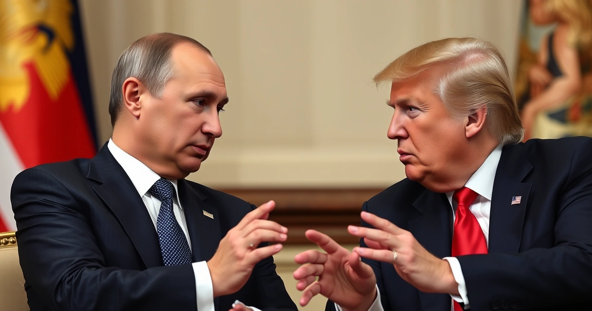 Putin elogia esforços de paz de Trump como fundamentais para crises globais