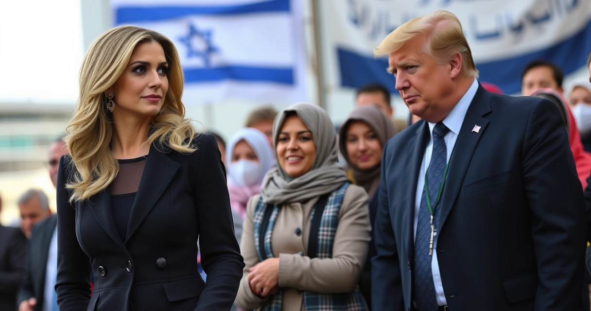 Ivanka Trump destaca a força e convicção das famílias de reféns em Tel Aviv após acordo com Hamas