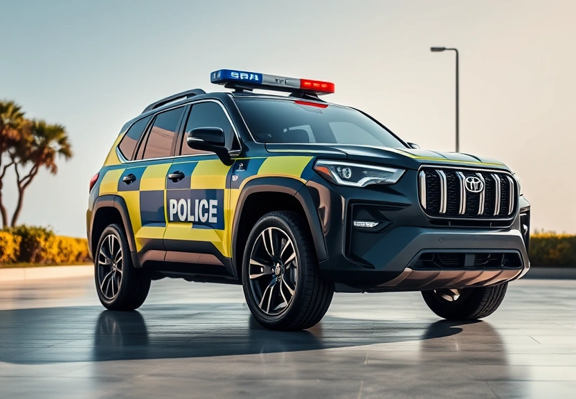 Representação visual de O escritório do xerife testa o primeiro SUV policial autônomo da América.