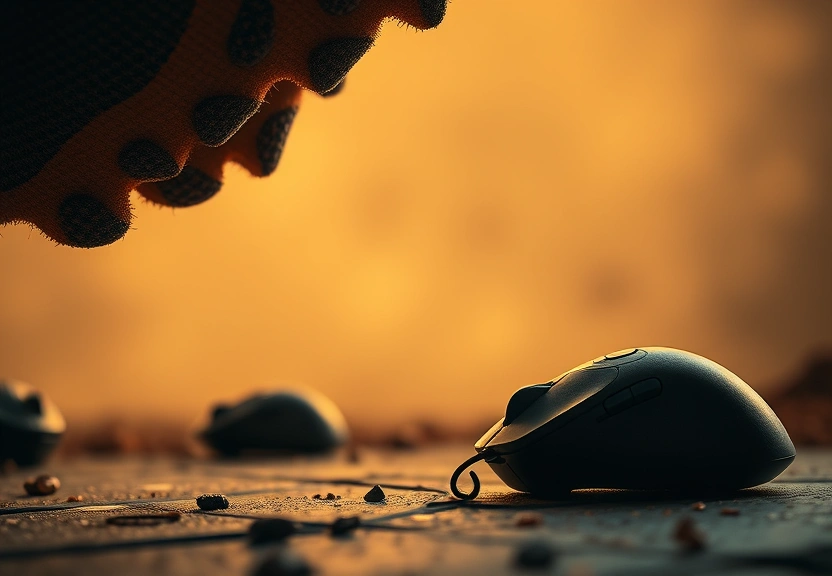 Representação visual de Emmanuel Kasper: Solucionando o inesperado: tela preta em Quake devido a botão do mouse oculto