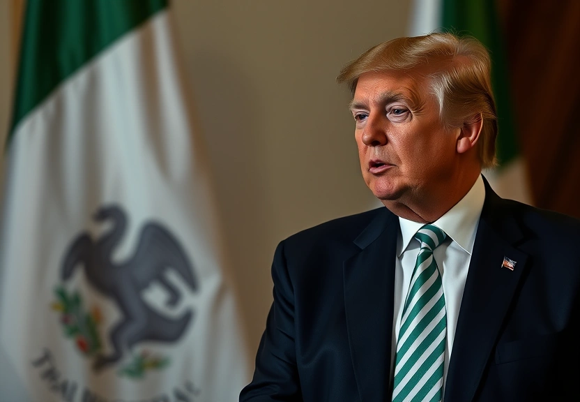 Representação visual de O aviso de Trump à Nigéria oferece esperança aos cristãos perseguidos do país.