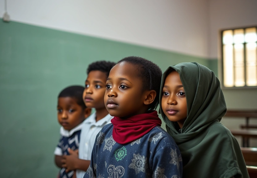 Representação visual de Número de crianças sequestradas de escola católica na Nigéria explode para mais de 300