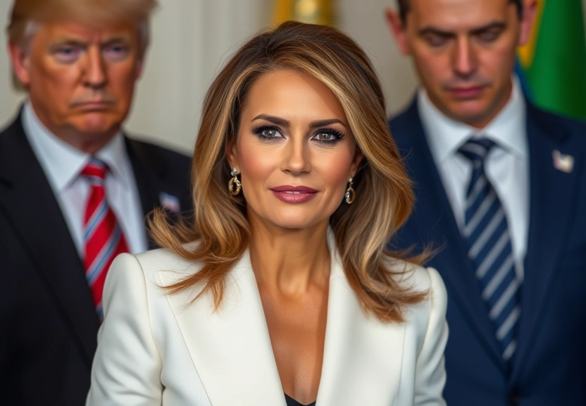 Representação visual de Melania Trump e Olena Zelenska destacam plano russo de bilhões de dólares para sequestrar e doutrinar crianças ucranianas.