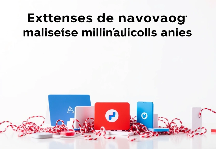 Representação visual de Extensões de navegador maliciosas atingem 4,3 milhões de usuários