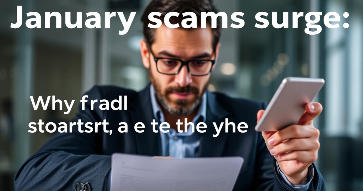 January scams surge: Why fraud spikes at the start of the year